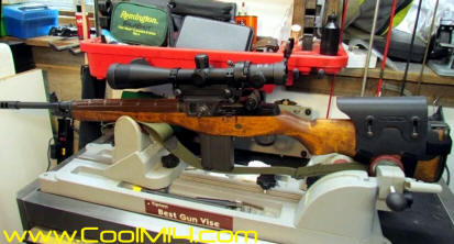 Leatherwood M1200-XLR 6-24x50mm on Bula Defense M14