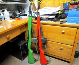 Rock-Ola Bula M14 Green with Red Stock Brother